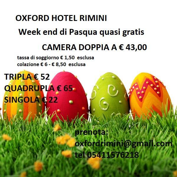 Hotel Oxford Rimini Exterior foto